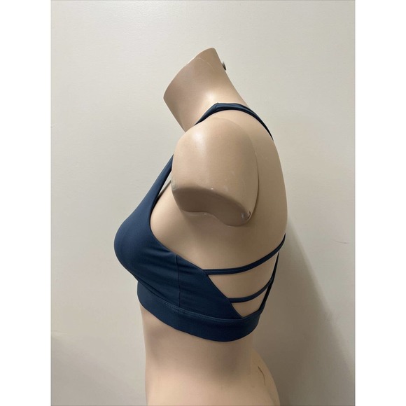 Zyia Active Sports Bra Grey Gray Yoga Athletic Workout Size Small FS Charity - Picture 2 of 9